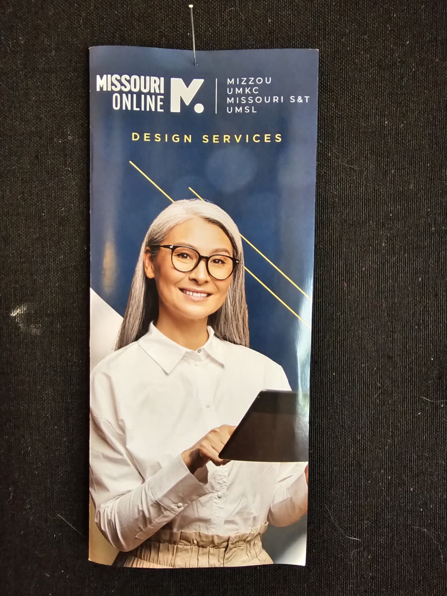 Missouri Online Design Services brochure, front cover